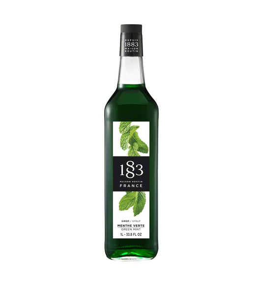 Sirop 1883 à la Menthe Verte Bouteille PET 1L / 33,8 fl oz