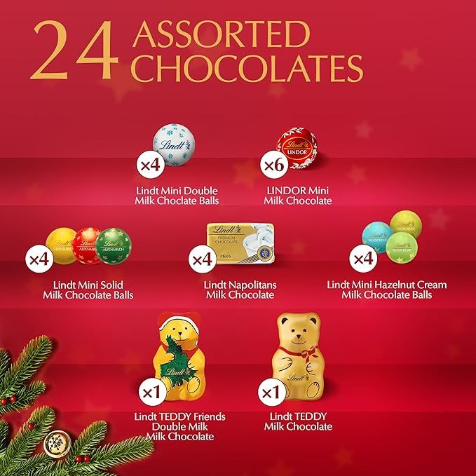 Indulge in the magic of the holidays with the Lindt Advent Calendar, now on sale! Perfect for chocolate lovers, this festive calendar features premium Lindt chocolates that aren’t just for enjoying treats—they're ideal for enhancing your holiday recipes.