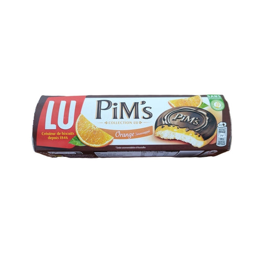 Pim's Orange offers a unique taste experience that blends fruity freshness with decadent chocolate. Crafted by LU, a brand synonymous with quality and tradition, these delightful treats are perfect for enjoying with tea, as an elegant dessert, or as a special treat any time of day.