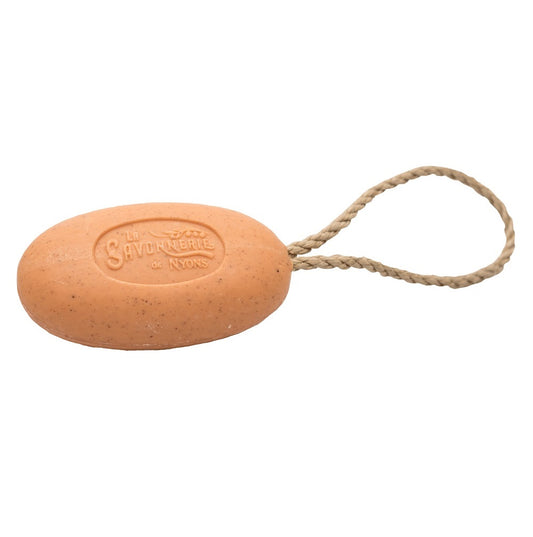 La Savonnerie de Nyons Exfoliating Rope Soap Abricot 200g/7.05 oz