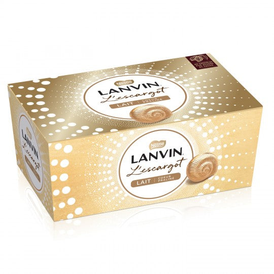 Celebrate Christmas with Lanvin Escargots, a timeless treat crafted with care since the 1930s. Renowned for its unique snail shape, this chocolate combines the perfect balance of tradition and indulgence.