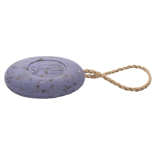 La Savonnerie de Nyons Exfoliating Rope Soap Lavender 200g/7.05 oz