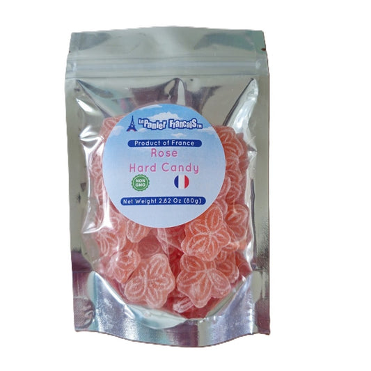 
Les bonbons durs français à la rose du Panier Français 80g/2.80 oz