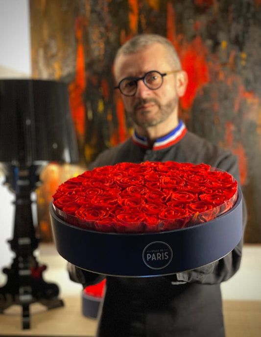 Roses parfumées préservées de la Ville de Paris - Le Cœur de l'Amour