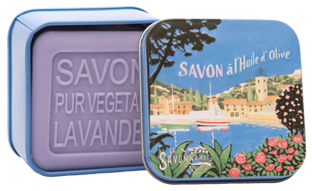 La Savonnerie de Nyons Square Tin Cote D’Azur "Marina" 100g/3.52oz