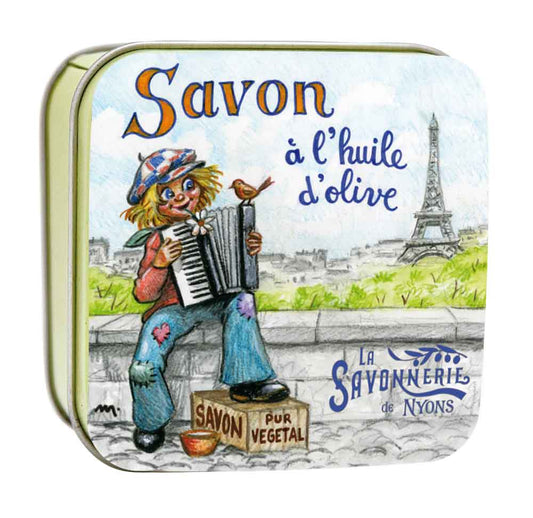 La Savonnerie de Nyons Square Tin Gavroche 100g/3.52oz