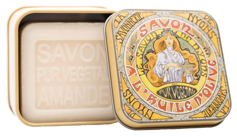 La Savonnerie de Nyons Square Tin Mucha 100g/ 3.52oz