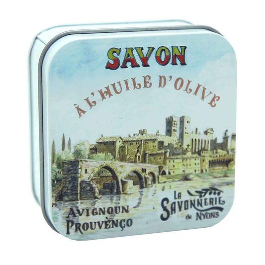 La Savonnerie de Nyons Metal Box The Avignon Bridge 100g/ 3.5 oz