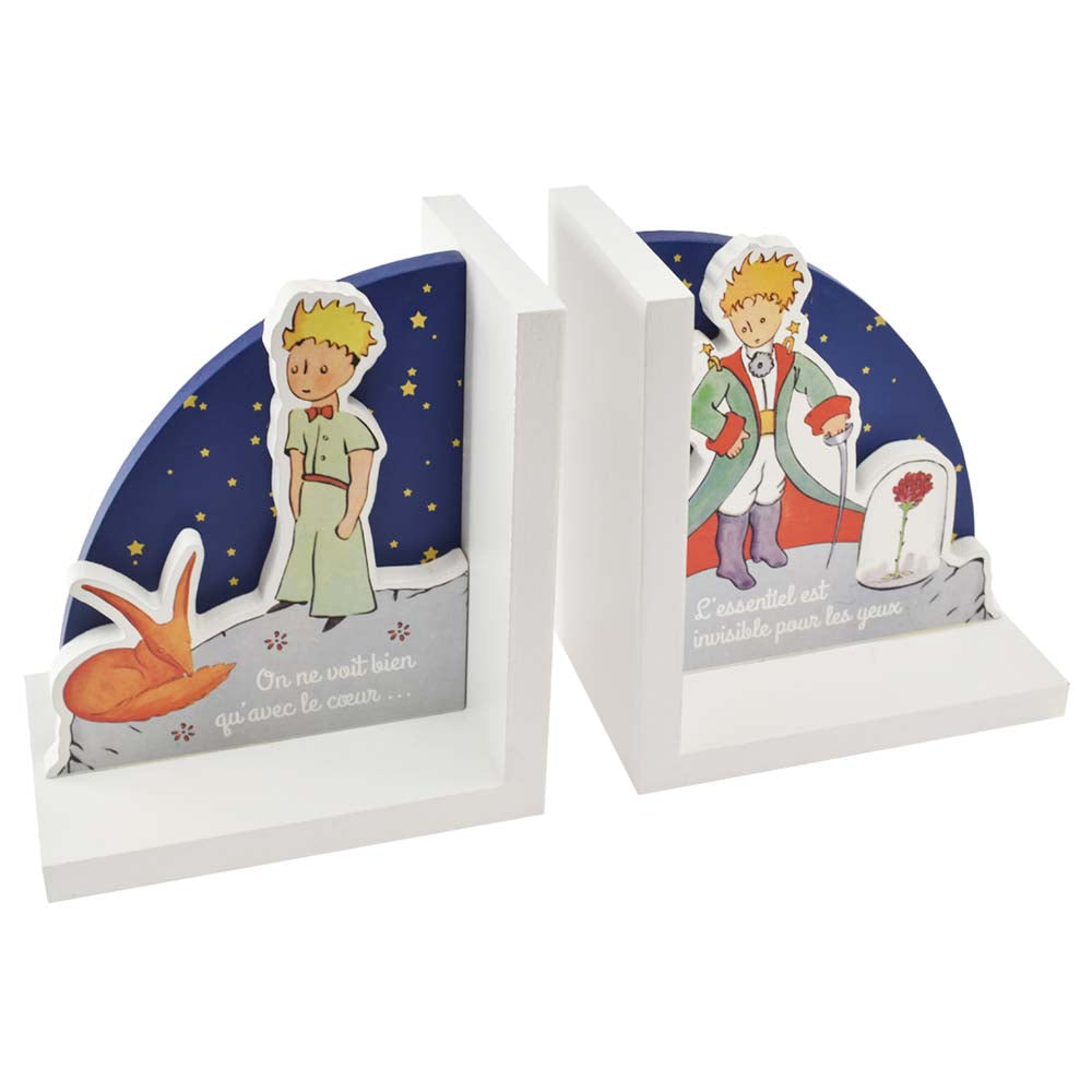 Le Petit Prince Wooden Bookends