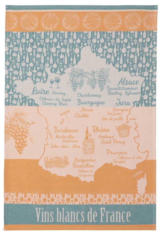 Coucke Kitchen Towel the White Wine Route