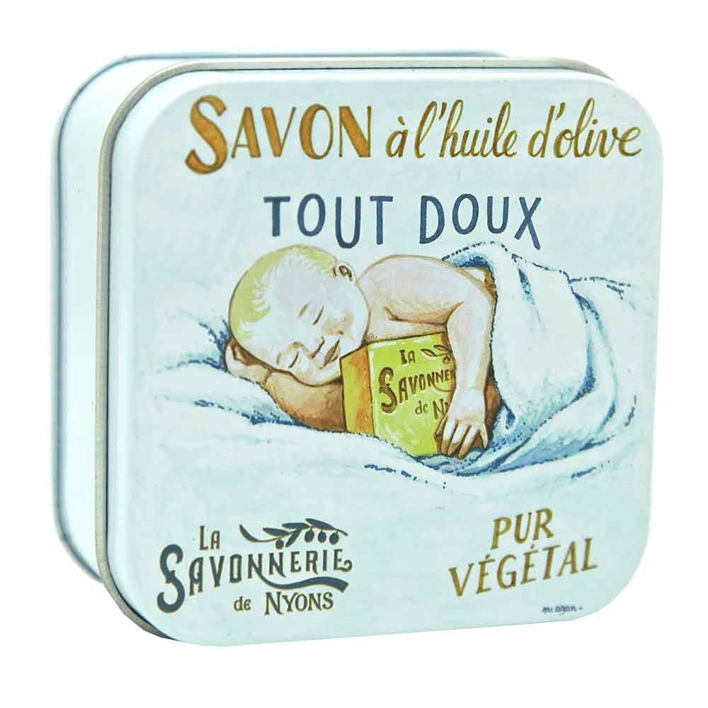 La Savonnerie de Nyons Square Tin Baby Sweetness 100g/ 3.52oz